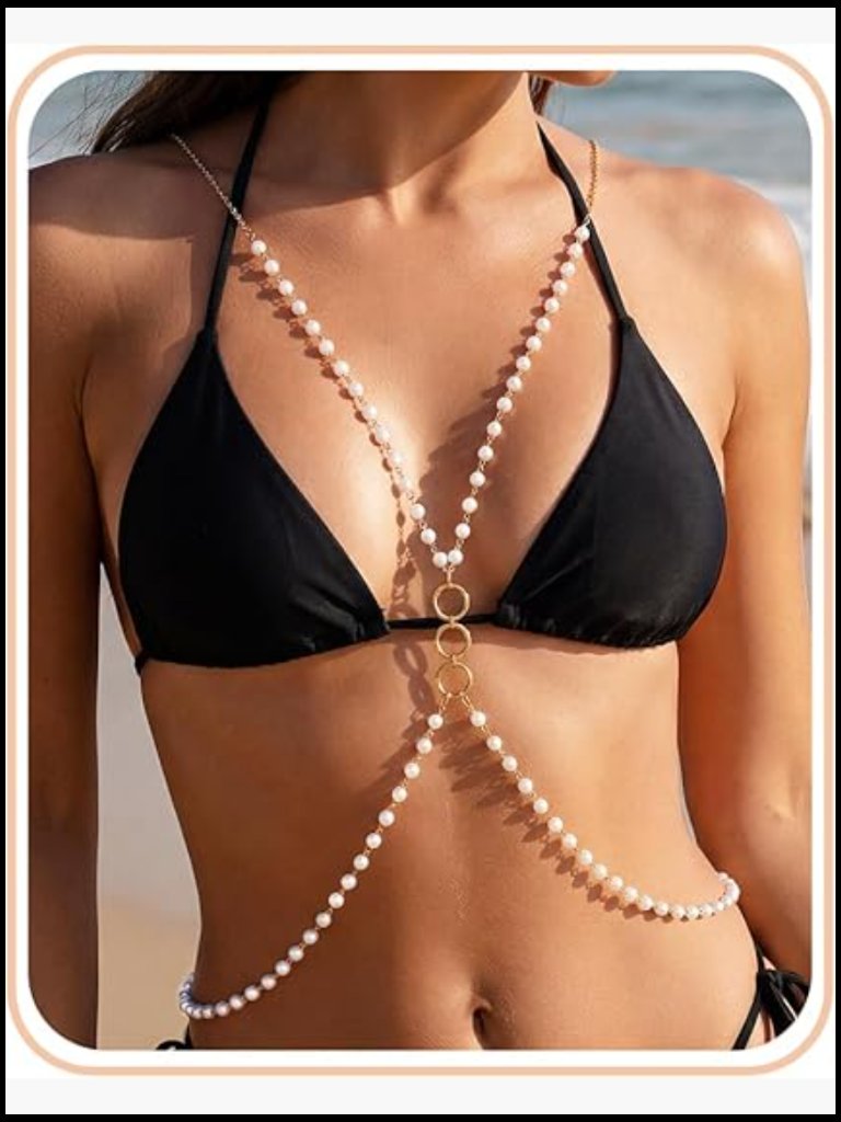 Dainty 18k Gold Body Chain: Surgical Steel Belly Waist Chain For Women Fashion